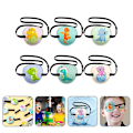 Miniatyrbillede 3 af 5: 6 stk. Øjenlappe Lazy Eye Lysblokerende Øjenlapper Lazy Eye Pads Øjenlapper Børn Ikke-vævet Øjenlappe