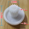 Miniatyrbillede 5 af 5: 3 stk. Husholdningskødhakker Plastgear Udskiftning S/M/L Gear Til Husholdningskødhakker Reparation