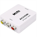 Miniatyrbillede 3 af 3: RCA til HDMI 1080p AV til HDMI Videokonverter Mini RCA Composite CVBS Adapter - FARVE: Sort