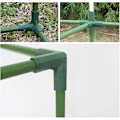 Miniatyrbilde 4 av 5: Drivhusrammeforbindelse, 12 stk Plastforbindelse Blomster Rattan Plastspenne