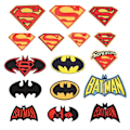Miniatyrbillede 1 af 5: 16 Stryge-på-lapper til Hero Superman badges, broderede applikationer