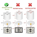 Pikkukuva 5 / 5: Suodattimen Vaihto-osat Rotator-Imurille - NV650 NV651 NV652 NV750 NV751 NV752
