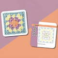 Miniatyrbillede 4 af 5: The Granny Square Card Deck - 50 Mix And Match Hækle Designs Til Strikning Og Hækle Diy Kit Til Voksne Begyndere