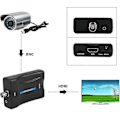 Miniatyrbild 3 av 5: Koaxial till HDMI-adapter BNC till HDMI-omvandlare Koaxial till HDMI-omvandlare för TV-antenn 1080p/720p HD-skärm Videoadapter Övervakningsmonitor för