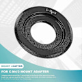 Miniatyrbild 5 av 5: C-mount objektiv - Micro Four Thirds (för) kamerahus stöd Objektivadapter C - / 3