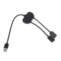 1 st USB 3.0 A 1 Hane Till 2 Dubbla USB Hona Data Hub Strömadapter Y Splitter