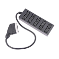 Pikkukuva 3 / 5: 21-nastainen Scart 5-tie Splitter 21p Scart uros - 5 naaras adapteriliitin 5-tie Scart yksi jakaa