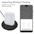 Miniatyrbild 5 av 5: Trådlöst laddningsfodral för Airpods 1 2 Laddningsfodral för AirPod 1/2 generation, stödjer Bluetooth-parkoppling