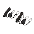 Miniatyrbillede 5 af 5: 2 stk. 1/8\" Justerbare Grow Light Ratchet Rope Hængere til Grow Li Sort One Size