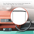 Miniatyrbillede 5 af 5: 8-polet Mikrofonkabel til Icom Mobilradio Højttalermikrofon HM-98 HM-133 HM-133v HM-133s DTMF
