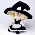 Miniatyrbild 2 av 3: Touhou Project Plyschdocka Fylld Docka Kirisame Marisa 20cm Fumo Plushie Julgåva