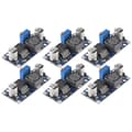 6-pack LM2596 DC till DC Buck Converter 3.0-40V till 1.5-35V Strömförsörjning Step Down Modul (6-pack)