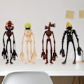 Miniatyrbillede 2 af 5: 8 stk. Siren Head Statue Sød Samleobjekt Plastik Siren Head Action Figur til Børn