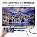 Miniatyrbild 3 av 3: Usb Typ C 3.2 100w Hon till Hon Förlängare 40gbps 8k Adapter Usb4 Kontakt Ny