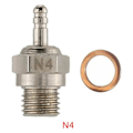 Miniatyrbillede 2 af 5: 3232x Til 1/10 T-maxx 2.5/3.3 Dedikeret 6stk Super Duty Medium Glødeplug N4