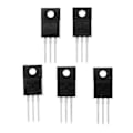 Miniatyrbilde 3 av 5: 5 stk. 5N60 TO-220 N-kanal Power MOSFET Transistor Rask Switching 4.5A 600V