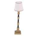 Miniatyrbillede 2 af 5: 3x1/12 Dukkehuss Miniature Møbler Hvid Lampskærm Gulvlampe Lys