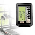 Miniatyrbilde 4 av 5: Treningsykkelmonitor Luft Sykkelcomputer Sykkelhastighetsmåler Odomometer for Treningsdata Trener Display med Hjertefrekvens