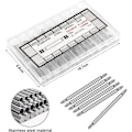 Miniatyrbillede 4 af 5: Urrem Springbars, Rustfrit Stål Urrem Pins, Springbars til Urrem, Urrem Pin, Springbar Værktøj, Hurtigudløsning Springbars, Urrem