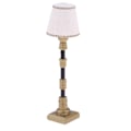 Miniatyrbillede 3 af 5: 3x1/12 Dukkehuss Miniature Møbler Hvid Lampskærm Gulvlampe Lys
