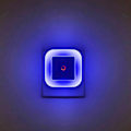 Miniatyrbillede 1 af 4: [Pakke med 4] Stikkontakt LED Lyseblå Natlys med Skumring til Daggry Sensor, Automatisk Tænd/Sluk - Perfekt til Trappe, Gang og Køkken