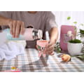 Miniatyrbild 3 av 5: Söt Kanin Barn Isolering Flask - Rostfritt Stål Termos, Läckagesäker Resekopp, Hållbar Tumlare För Baby Varmvatten 12 Uns