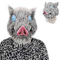 Miniatyrbilde 4 av 4: Halloween Demon Slayer Hashibira Inosuke Maske Fest