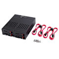 Miniatyrbillede 1 af 5: Oimaster He-2006 4 Slots Sata Internt Rack 2.5 Tommer Harddisk Kabinet Internt Mobilt Rack Med Led I