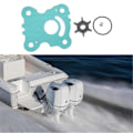 Miniatyrbild 3 av 5: 06192-zw9-a30 Vattenpumpsimpeller Service Kit för Bf8 9.9/15/20 - Utombordare 06192-zw9-a30