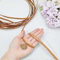 Miniatyrbild 3 av 5: 8mm x 10m Rattanvävmaterial Webbing Korg Vävning Reed Tillbehör Syntetisk Rattan Vävd Möbel Reparationskit Plast Cane Fix för Trädgård Pati