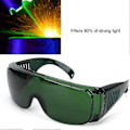 Miniatyrbillede 3 af 5: Laser Sikkerhedsbriller, Beskyttelsesbriller til Hårfjerning, Laser Beskyttelsesbriller til Kosmetologer, Beskyttelsesbriller til Lysfiltre (grøn)