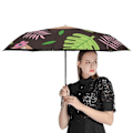Miniatyrbillede 4 af 5: Sød Dovendyr Automatisk Foldbar Rejseparasol Vindtæt Auto 3 Fold Parasol til Kvinder Mænd Voksne