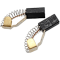 Miniatyrbillede 4 af 4: 2x Motor kulbørster 6,25 x 8 x 16 mm kompatible med Metabo SB EDV 1000/2 S R+L SI, SB EDV 1015/25 R+L elværktøj