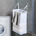 Miniatyrbillede 1 af 5: Vasketøjskurv Badeværelse Væghængt Vasketøjskurv Beskidt Tøj Kurv Foldbar Beskidt Tøj Diverse Opbevaringspose