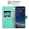 Miniatyrbillede 4 af 5: Etui til Samsung Galaxy S8 Foldbart Telefon Etui - Cover - Med Standfunktion og Kortbakke