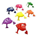Miniatyrbild 4 av 4: 10 st Plast Grodor Hoppande Leksaksgrodor Barnleksaker