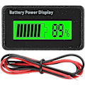 Miniatyrbild 1 av 5: 12-48V Universal Batterikapacitetsindikator Batteriströmdisplay Testare Voltmeter (grön)