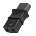 Miniatyrbillede 1 af 2: IEC 320 C8 Han Til IEC 320 C9 2-benet Hun AC Adapter 6A /250V