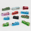 Pikkukuva 3 / 5: 12 kpl Thomas & Friends -hahmoja, piirretty Thomas Veturi -mini junat lelut kakun koristeet kokoelma sisustus