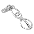 Miniatyrbilde 1 av 5: Hestebindring i rustfritt stål, halv ro-ring, hestetreningsutstyr, trygge hestetilbehør for å trekke tilbake_Newway Gifts