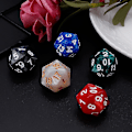 Miniatyrbillede 5 af 5: 20-sidet Terning D20 Polyhedral Sæt til RPG Bordspil - 10 stk.