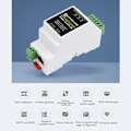 Pikkukuva 5 / 5: RS485 Sarjaporttipalvelin RS485 - RJ45 Ethernet TCP/IP - Sarjaporttimoduuli Kiskotyyppinen Sarjaportti
