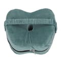 Knæpude Bomuld Elastisk Betræk Memory Foam Benpude Ergonomiske Side Sovende Benpuder GrønYMMR)
