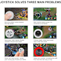 Miniatyrbilde 5 av 5: Joystick for mobilspillkontroll - Gave til mobilspill - Spillkontroll - 2-pakning