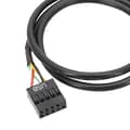 Pikkukuva 3 / 5: USB 9-nastainen uros - Emolevä USB C -uros -sovitinjatkokaapeli Type C -kaapeli