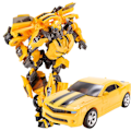 Miniatyrbilde 1 av 4: Nye Transformasjonsleker Gutt Alloy Edition Anime Actionfigur Bil Tank Modell Barn Gave Bumblebee 8in