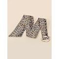 Miniatyrbillede 4 af 4: Dametøj Bred Cinch Bælte Vintage Leopard Print Kunstlæder Bælte Kjole Bælte