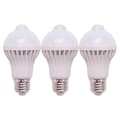 3X E27 LED-lampa med rörelsesensor, LED PIR-rörelsesensorlampa, glödlampa, 5W