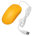 Miniatyrbillede 3 af 5: Trådløs Mus Optisk 1200DPI USB Port Ergonomisk Design Plug and Play Computer Mus til Laptops Desktop PC Gul