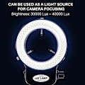 Pikkukuva 4 / 5: 144 Led Miniskoopin Rengasvalo 0 - 100% Säädettävä Lamppu Miniskoopin Rengasvalolle S202412301